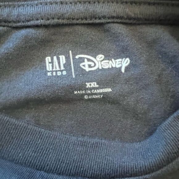 Disney x GAP Black Kids Long Sleeve Shirt. Size S and XXL. NWT. - Picture 8 of 10